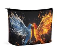 Trousse de Toilette Bird Fire and Water avec Fermeture éclair, Grande Trous