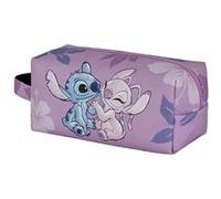 Disney Lilo et Stitch Stitch & Angel-Trousse de Toilette de Voyage Brick Plus, Rose, 27 x 13 cm