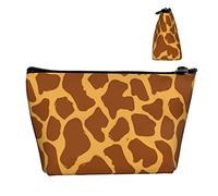 Trousse de Toilette cosmétique pour Femme avec imprimé léopard en Peau de Girafe, Porte-Monnaie Portable drôle, Trousse de Toilette pour Voyage en Plein air