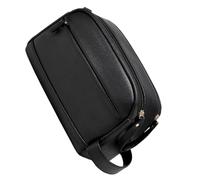 Trousse de toilette de grande capacité, étanche, trousse de maquillage pour salle de bain, voyage, salle de sport, rangement efficace, Noir/blanc, As the pic show