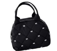 Trousse de toilette de grande capacité pour maquillage, jolis nœuds, cosmétiques, soins de la peau, rangement de grande capacité, organisateur de soins de la peau, Noir , Beauté de masse