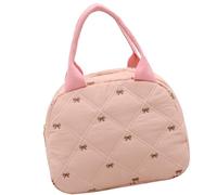 Trousse de toilette de grande capacité pour maquillage, jolis nœuds, cosmétiques, soins de la peau, rangement de grande capacité, organisateur de soins de la peau, a, Beauté de masse