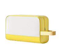 Trousse de toilette de gym, imperméable et portable, grand organiseur de rangement avec fermeture éclair pour natation, fitness, vacances, femme, 10,5 x 16 cm, blanc lune, cendres de brouillard, encre