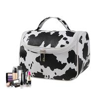 Trousse de Toilette de - Pochette de Trousse de Toilette à imprimé | Vache,Trousse de Maquillage Portable de Grande capacité avec Fermeture éclair pour Articles de, Soins de la Peau, sha