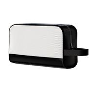 Trousse de toilette de sport pour femme - Trousse de toilette de plage imperméable avec fermeture éclair, organiseur de rangement de maquillage pour homme et femme, accessoires de voyage, Encre noire