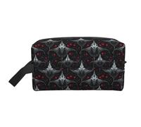 Trousse de toilette de style gothique avec imprimé raie manta pour homme et femme, trousse de toilette de voyage, trousse de toilette, trousse de rasage à suspendre pour accessoires de voyage