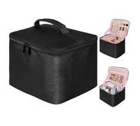 Trousse De Toilette De Taille Pour Le Voyage | Organisateur De Rangement Pour Maquillage Avec Compartiments - Trousse De Maquillage De Voyage | Pour Camping Hôtel Vacances Déplacement Professionnel We