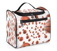 Trousse de toilette de voyage 3D pour femmes, hommes, enfants, filles, garçons, grande trousse de maquillage à suspendre de 11,2 L, trousse de toilette, trousse de douche, couleur, Big, Organiseur de