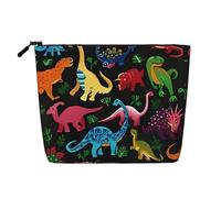 Trousse de toilette de voyage à motif morse, idéale pour les voyages d'affaires et un usage quotidien., Dinosaure de dessin animé., Taille unique