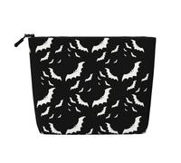 Trousse de toilette de voyage à motif rayures arc-en-ciel, convient pour les voyages d'affaires et un usage quotidien., Chauve-souris volante pour Halloween, Taille unique
