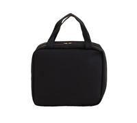 Trousse de toilette de voyage à suspendre avec miroir, trousse de maquillage pour salle de bain et douche, trousse de rangement pour cosmétiques, maquillage essentiel de voyage, Noir , Beauté de masse