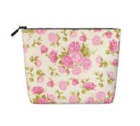 Trousse de toilette de voyage à une seule couche avec motif brindilles de verdure naturelle, convient pour les voyages d'affaires et un usage quotidien., Fleur aquarelle., Taille unique