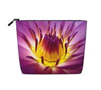 Trousse de toilette de voyage à une seule couche, idéale pour les voyages d'affaires et un usage quotidien., Fleur de lotus jaune, Taille unique