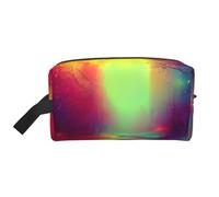 Trousse de toilette de voyage avec impression colorée de rêve, trousse de maquillage, trousse de toilette à suspendre pour femme et homme, gym quotidien