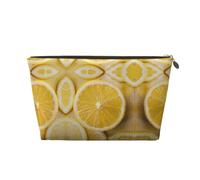 Trousse de toilette de voyage avec imprimé citron jaune - Organiseur de sac à main, organiseur de sac à main, sac de rangement intérieur dans un sac à fermeture éclair, doré, Taille unique, Organiseur