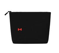 Trousse de toilette de voyage avec motif araignée noire, adaptée pour les voyages d'affaires et un usage quotidien.