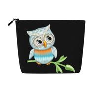 Trousse de toilette de voyage avec motif raton laveur, idéale pour les voyages d'affaires et un usage quotidien., Motif hibou, Taille unique