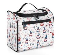 Trousse de toilette de voyage avec nains mignons pour femmes, hommes, enfants, filles, garçons, grande trousse de maquillage à suspendre - 11,2 l, couleur, Big, Organiseur de sac