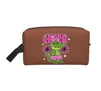 Trousse de Toilette de Voyage Cheer The Crocodile Brown, Organiseur de Maquillage, Grande capacité, Portable, pour Femmes et Filles