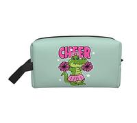 Trousse de Toilette de Voyage Cheer The Crocodile, Vert Clair, Organiseur de Maquillage, Grande capacité, Portable, pour Femmes et Filles