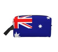 Trousse de toilette de voyage de grande capacité avec drapeau australien pour organiser les articles de toilette et les petits articles adaptée pour les voyages quotidiens et la salle de sport