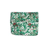 Trousse de toilette de voyage de grande capacité, trousse de maquillage portable à imprimé floral, pochette de rangement multifonctionnelle pour femme, jolies pochettes de maquillage avec fermeture