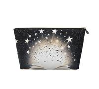 Trousse de toilette de voyage en cuir avec fermeture éclair, petite trousse de maquillage pour femme, trousse de maquillage pour sac à main, sac cadeau portable pour femmes et filles, Magic Book,