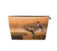 Trousse de toilette de voyage en cuir de canard pour peinture à l'huile, élégante et durable, facile à transporter, doré, Taille unique