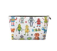 Trousse de toilette de voyage en cuir doré - Pochette de rangement de maquillage imprimée réutilisable, durable et à fermeture éclair, doré, Taille unique