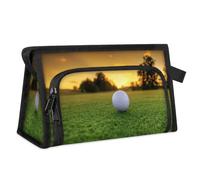 Trousse de toilette de voyage en forme de balle de golf pour femmes, hommes, filles, garçons, trousse de maquillage multifonctionnelle, trousse de toilette, organisateur de maquillage, trousse de