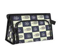 Trousse de toilette de voyage en forme de hérisson mignon pour femmes, hommes, filles, garçons, trousse de maquillage, trousse de toilette, organisateur de cosmétiques, trousse de douche, couleur, M,