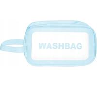 Trousse de toilette de voyage étanche en PVC transparent avec poignée en différentes couleurs