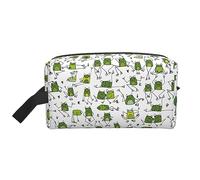 Trousse de toilette de voyage Funny Frogs Trousse de maquillage de voyage Funny Frogs, trousse de maquillage portable de grande capacité pour femmes et hommes, articles de toilette de voyage, apprenti