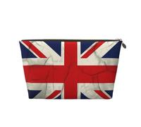 Trousse de toilette de voyage imprimée drapeau du Royaume-Uni - Organiseur de sac à main, organiseur de sac à main, sac de rangement intérieur dans sac avec fermeture éclair, doré, Taille unique,