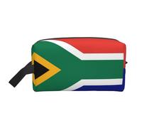 Trousse de toilette de voyage multifonctionnelle avec drapeau sud-africain - Sac de rangement quotidien et fitness pour cosmétiques, papeterie et plus encore