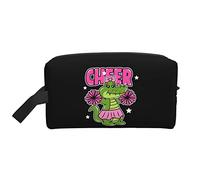 Trousse de Toilette de Voyage Noire Cheer The Crocodile, Organiseur de Maquillage, Grande capacité, Portable, pour Femmes et Filles