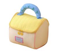 Trousse de toilette de voyage | Organiseur de maquillage de grande capacité - Sac de rangement de voyage avec poignée pour shampooing pour la maison et les voyages d'affaires, jaune, Refer to