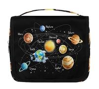 Trousse de toilette de voyage Planet Solar System pour homme et femme - Trousse de toilette à suspendre - Organiseur de maquillage, couleur, 4.7 L, Organisateur de sac