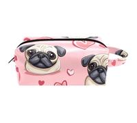 Trousse de toilette de voyage portable à suspendre avec motif de Capybaras in Love - Trousse de maquillage en cuir pour enfants, Multicolore 03., 8.2x3.1x3.5 in/21x8x9 cm