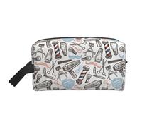 Trousse de toilette de voyage pour femme - Capacité spacieuse - Pour homme, blanc, Taille unique