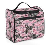 Trousse de toilette de voyage pour femmes, hommes, enfants, filles, garçons, 11,2 L, grande trousse de maquillage à suspendre, trousse de toilette, trousse de douche, couleur, Big, Organiseur de sac