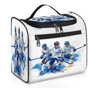 Trousse de toilette de voyage pour femmes, hommes, enfants, filles, garçons, 11,2 L, grande trousse de maquillage à suspendre, trousse de toilette, trousse de douche, couleur, Big, Organiseur de sac