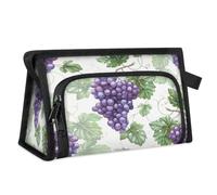 Trousse de toilette de voyage pour femmes, hommes, filles, garçons, violet raisin, trousse de maquillage, trousse de toilette, organisateur de cosmétiques, trousse de douche, couleur, M, Organiseur de