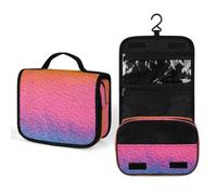 Trousse de toilette de voyage Rainbow The Same Fantastic Color, trousse de toilette imprimée complète, trousse de maquillage, organisateur de cosmétiques portable avec crochet, sac à main, 22,5 x 18,5