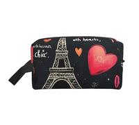 Trousse de toilette de voyage résistante à l'eau, motif scorpion doré, grande capacité, rangement portable pour salle de sport/essentiels quotidiens, Modèle Ferrets French Fashion, Taille unique