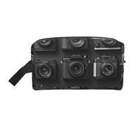 Trousse de toilette de voyage résistante à l'eau style leurre de pêche, grande capacité, rangement portable pour salle de sport/essentiels quotidiens, Collection Cool Camera, Taille unique
