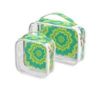 Trousse de toilette de voyage transparente approuvée par la TSA - Résistante à l'eau - Conforme aux normes des compagnies aériennes
