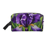 Trousse de toilette de voyage, trousse de maquillage, trousse de maquillage, trousse de toilette à suspendre pour femme et homme, violet Iris01