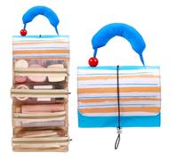 Trousse De Toilette De Voyage - Trousse De Voyage Grande Capacité Pour Cosmétiques Et Maquillage - Organisateur Cosmétique Imperméable Pliable Avec Fermeture Déroulable Pour Hommes, Femmes Et Salle De