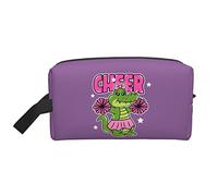 Trousse de Toilette de Voyage Violette Cheer The Crocodile, Organiseur de Maquillage, Grande capacité, Portable, pour Femmes et Filles